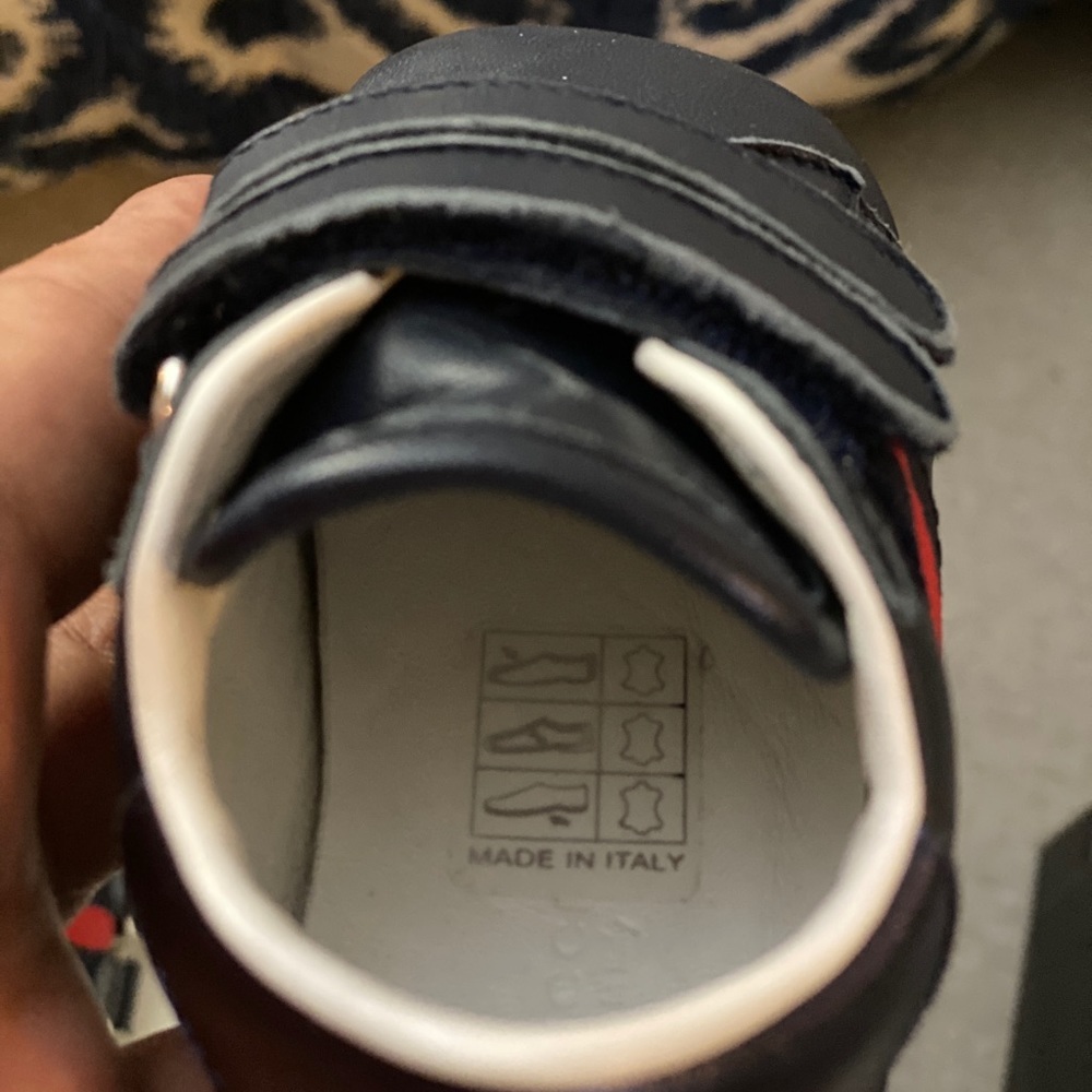 Gucci ace baby newborn snap sneakers NWT - Picture 8 of 15